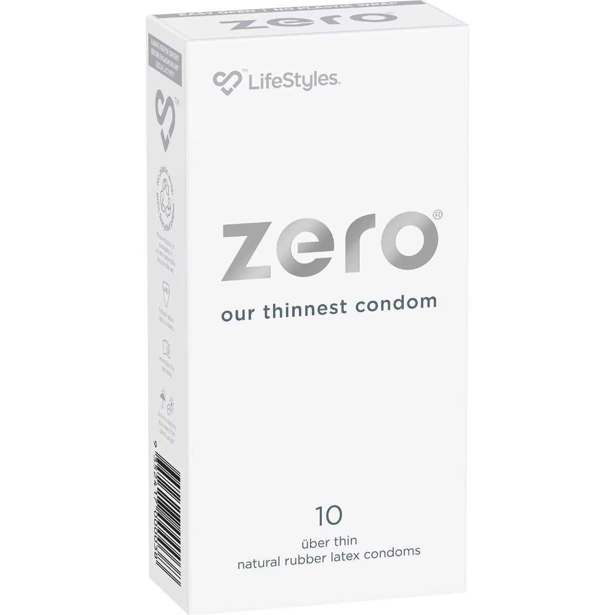 Zero Uber Thin Condoms | 10 Pack | Lifestyles | YG-111929-MC-977978