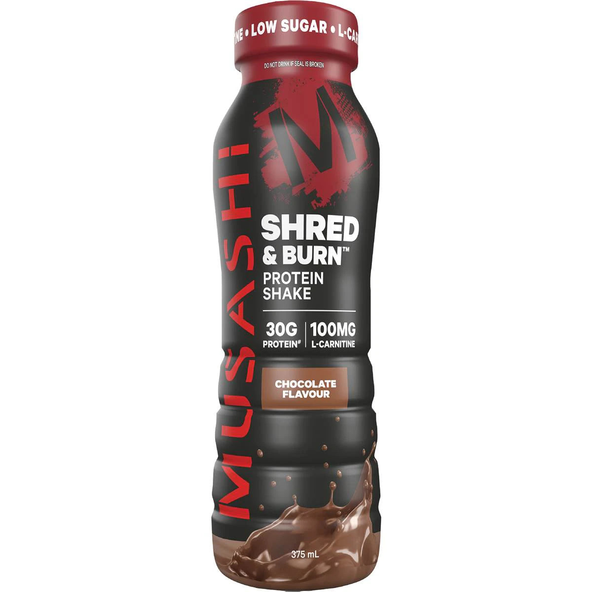Shred & Burn Protein Shake Chocolate Milkshake | 375ml | Musashi | YG-111843-MC-977726