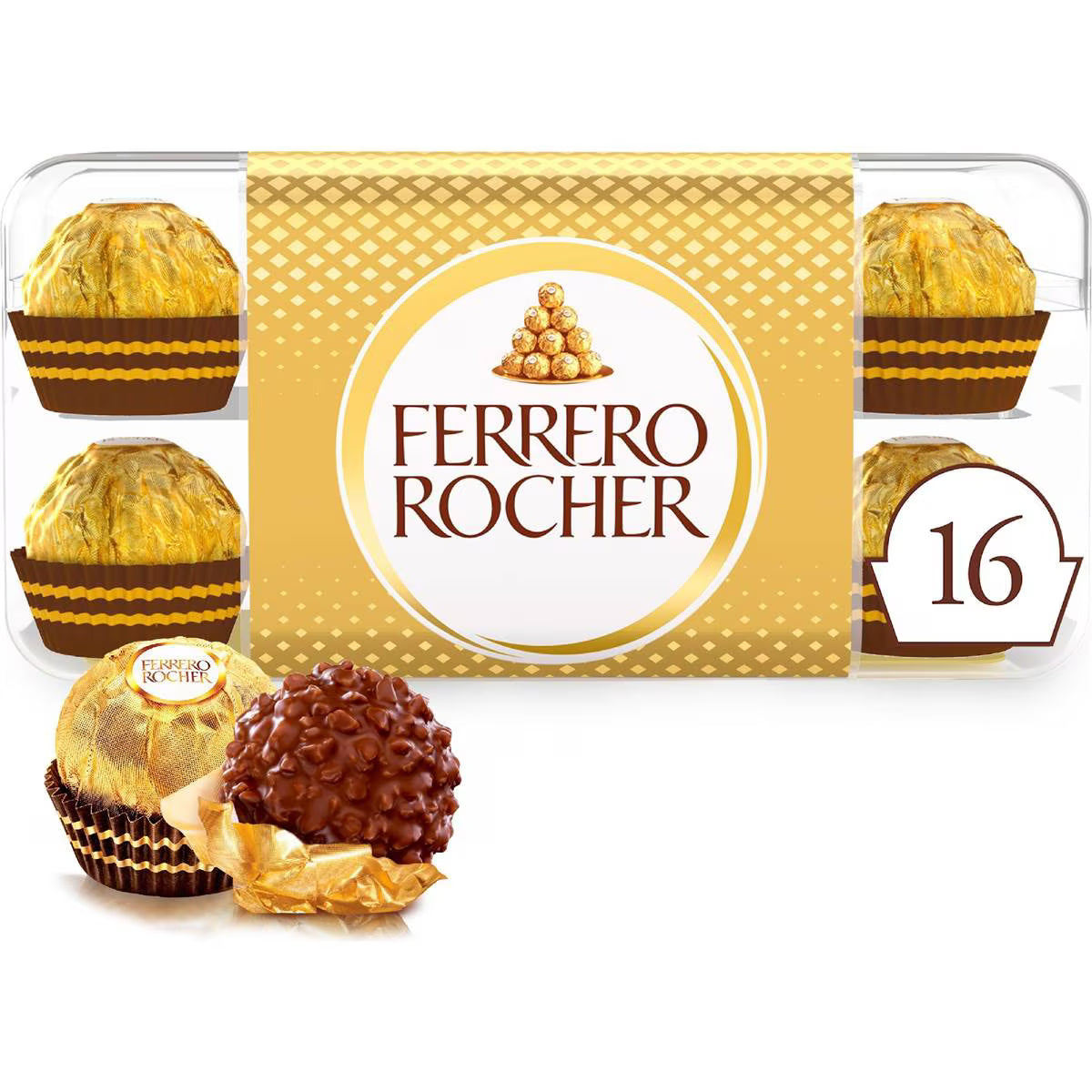 Rocher Chocolate Gift Box | 16 Pack | Ferrero | YG-111833-MC-977697
