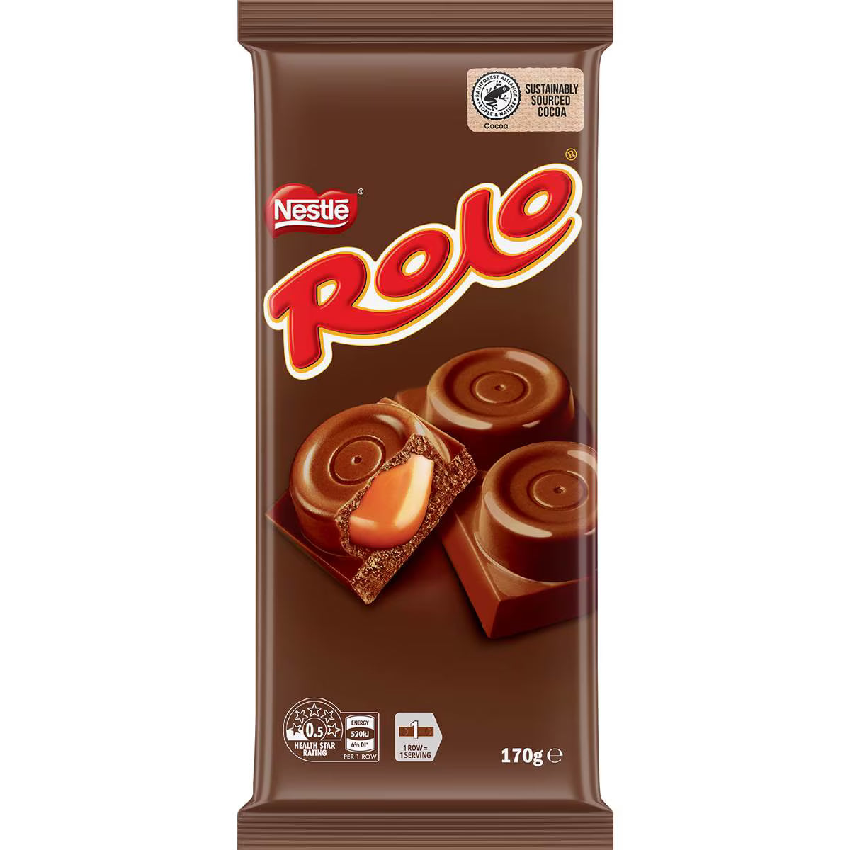 Caramel Milk Chocolate Block | 170g | Rolo | YG-112666-MC-151605