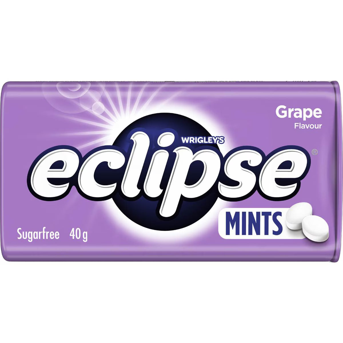 Grape Sugar Free Mints Tin | 40g | Eclipse | YG-111627-MC-976879