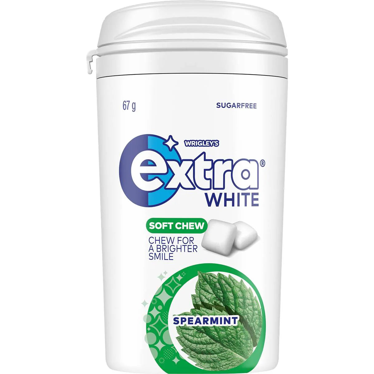 Extra White Soft Chewing Gum Spearmint Sugar Free | 67g | Wrigley's | YG-112558-MC-976892