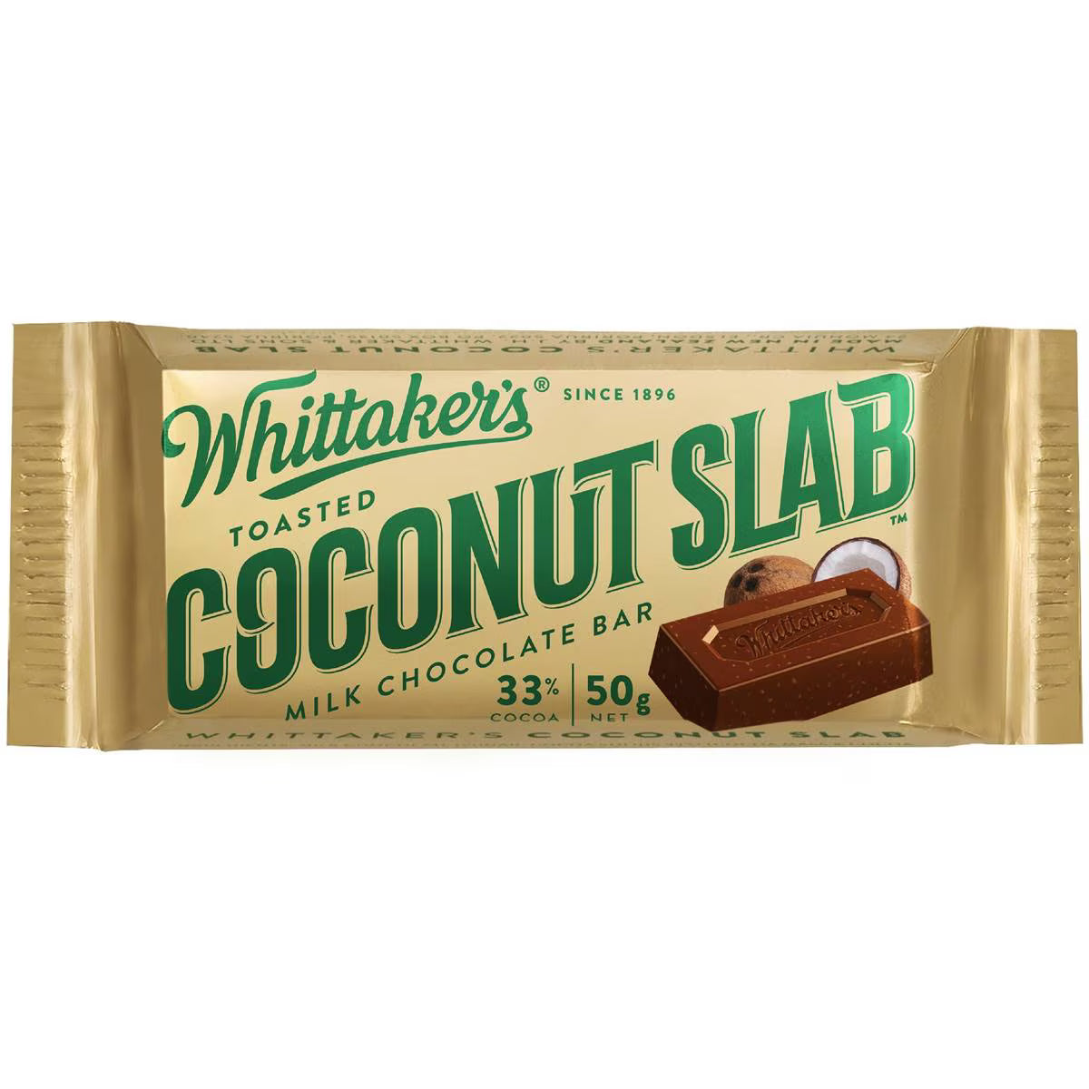 Coconut Slab | 50g | Whittaker's | YG-112714-MC-977689