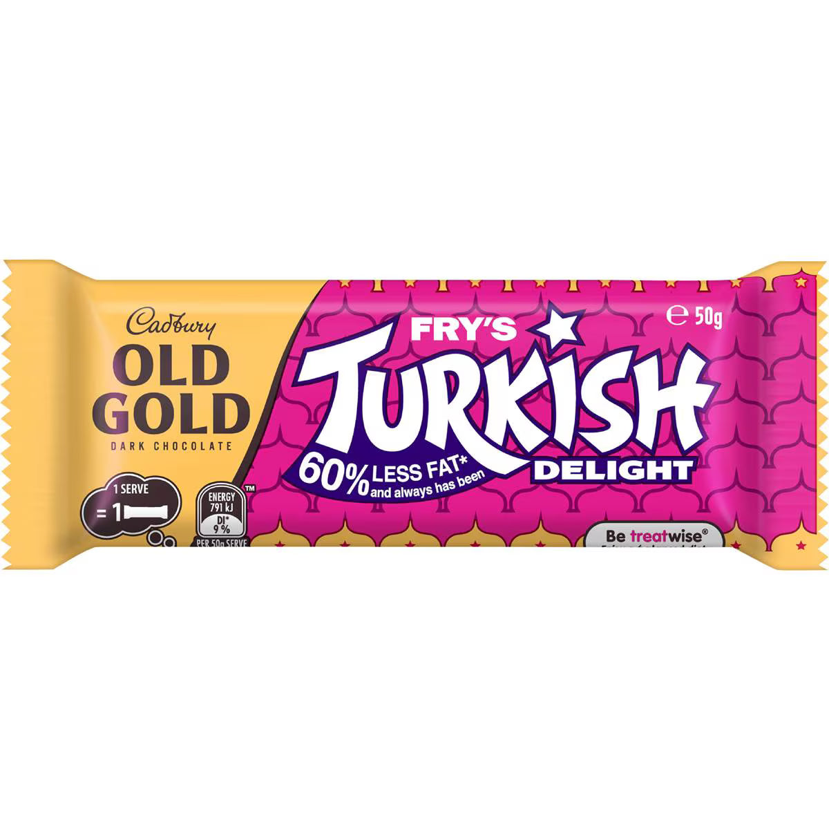 Old Gold Turkish Delight Chocolate Bar | 50g | Cadbury | YG-111816-MC-977632
