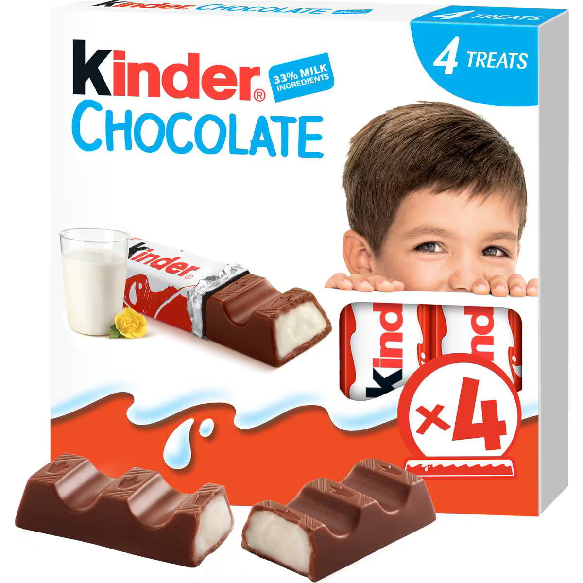 Chocolate Little Ones | 50g x 4 Pack | Kinder | YG-112710-MC-977679