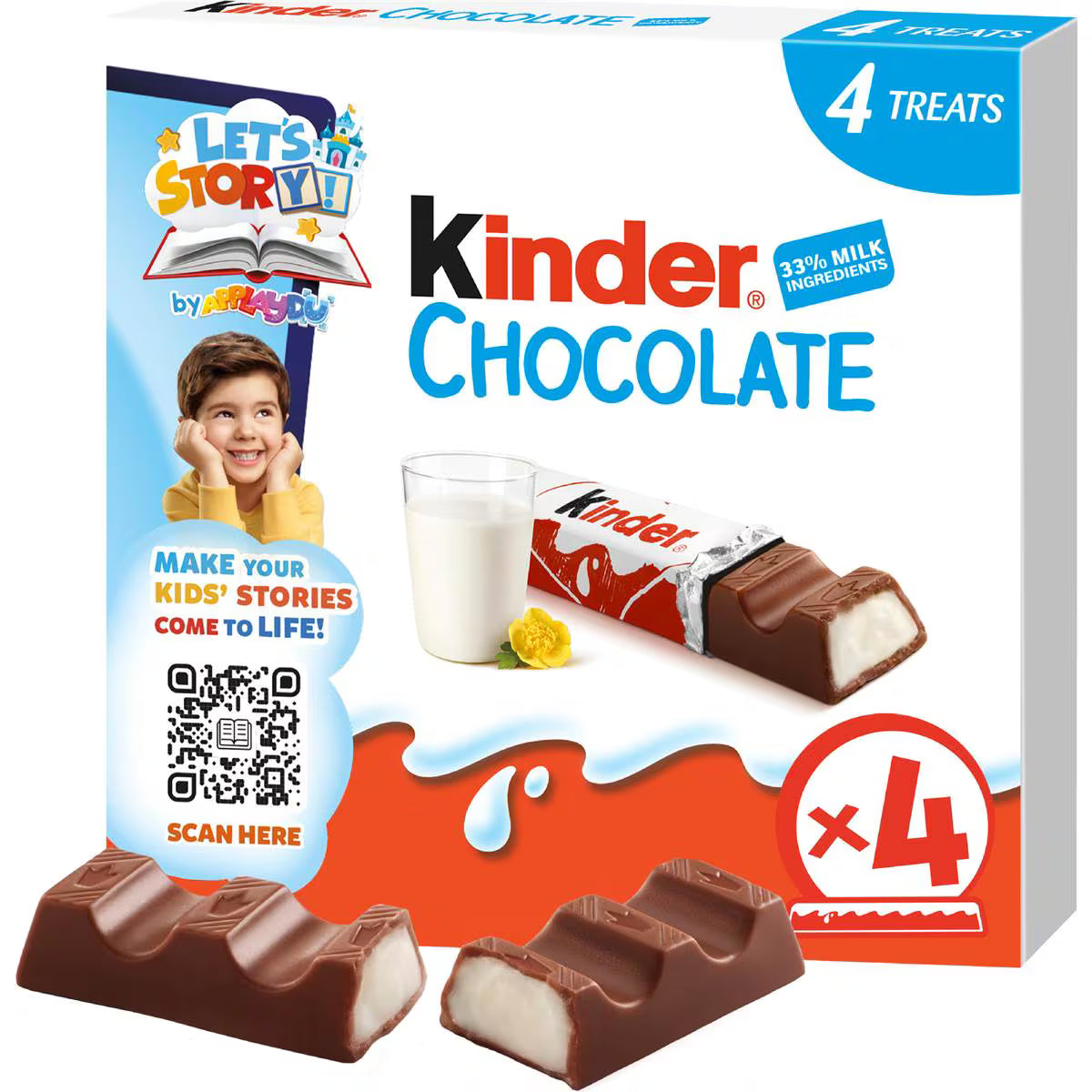 Chocolate Little Ones | 50g x 4 Pack | Kinder | YG-112710-MC-151471