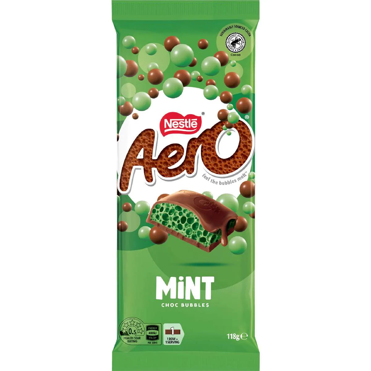 Peppermint Milk Chocolate Block | 118g | Aero | YG-007806-MC-977548