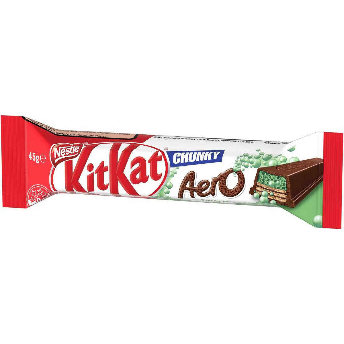 Chunky Aero Mint Milk Chocolate Bar | 45g | Kitkat | YG-112707-MC-977674