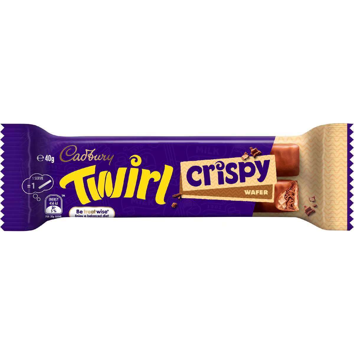 Twirl Crispy Wafer Milk Chocolate Bar | 40g | Cadbury | YG-112690-MC-977626