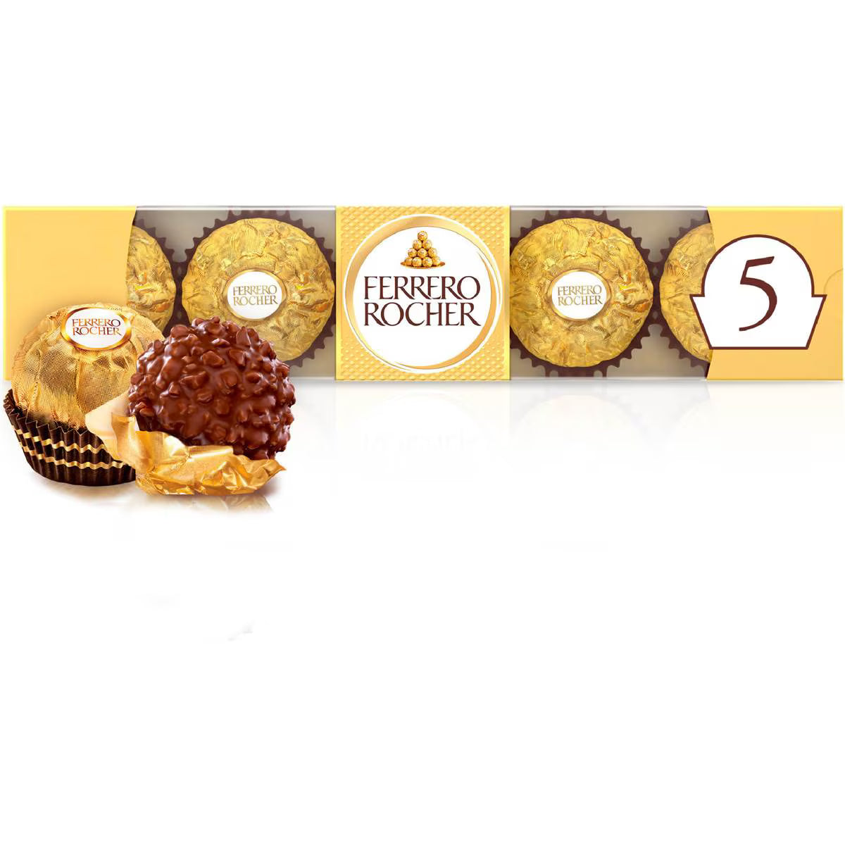 Rocher Chocolate Gift Box 5 Pieces | 62.5g | Ferrero | YG-112716-MC-977694