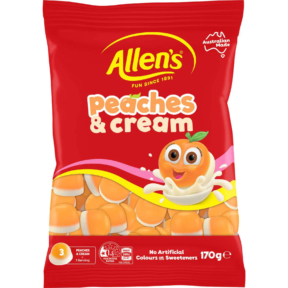 Peaches & Cream | 170g | Allen's | YG-112578-MC-976980