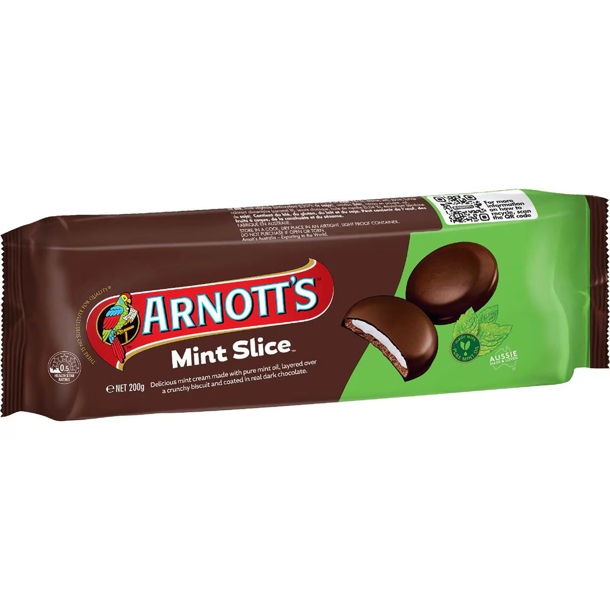 Mint Slice Chocolate Biscuits | 200g | Arnott's | YG-111759-MC-977473