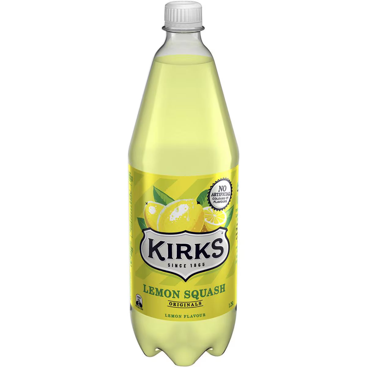 Lemon Squash Bottle Bottle | 1.25l | Kirks | YG-007134-WW-950130