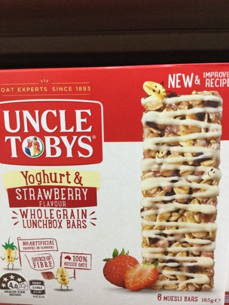 Yoghurt And Strawberry Muesli Bars Packet 6
