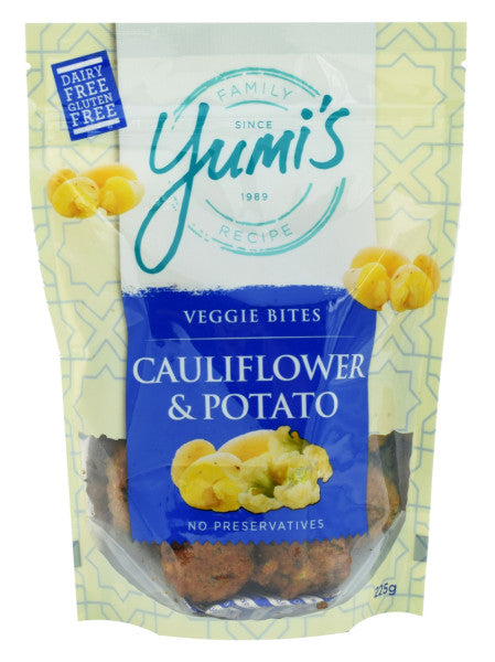 Gluten Free Veggie Bites Cauliflower & Potato