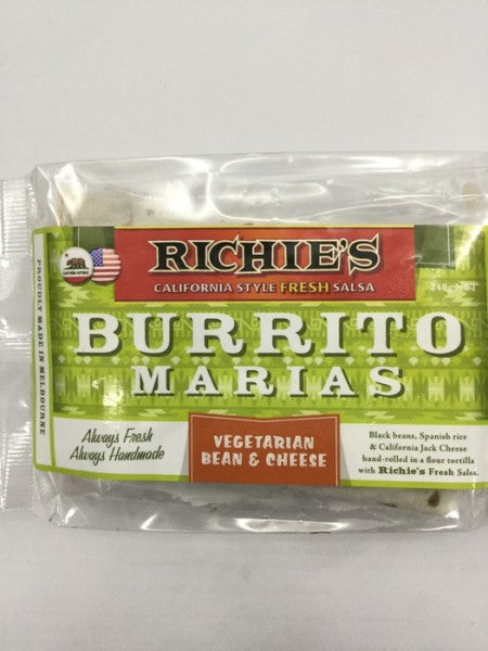 Bean & Cheese Vegetarian Burrito