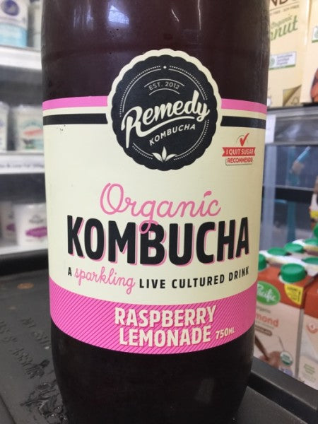Organic Kombucha Sparkling Raspberry Lemonade