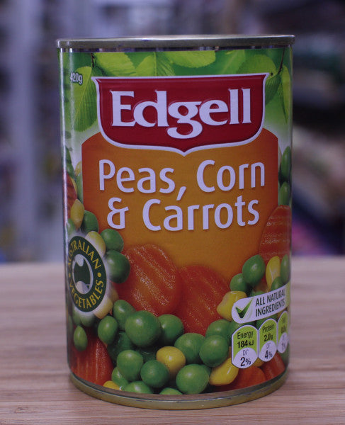 Edgell Peas  Corn & Carrots