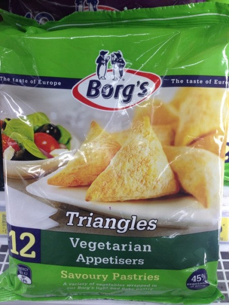 Triangles Vegetarian Appetizers Savoury Pastries