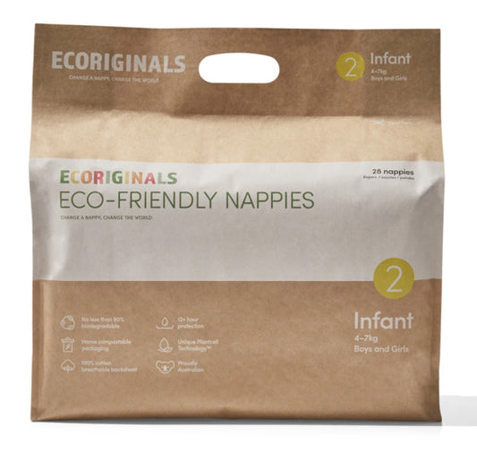Eco-friendly Nappies Size 2 Infant