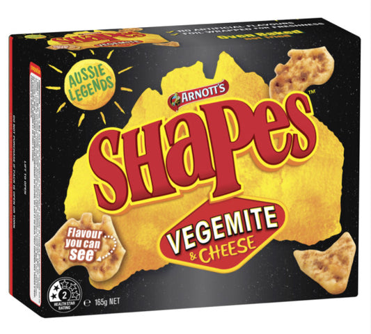 Shapes Vegemite & Cheese