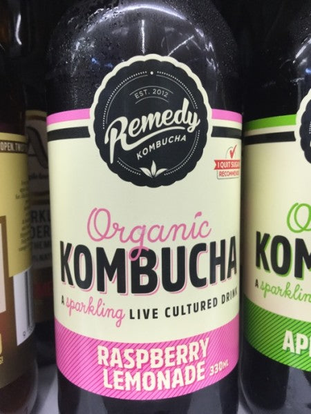 Organic Kombucha Sparkling Raspberry Lemonade