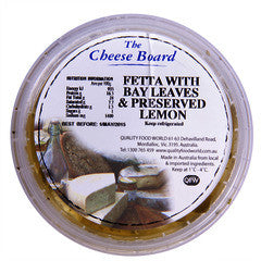 Fetta With Bay Leaves & Preserved Lemon