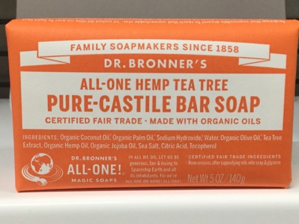 All One Hemp Tea Tree Pure Castile Bar Soap