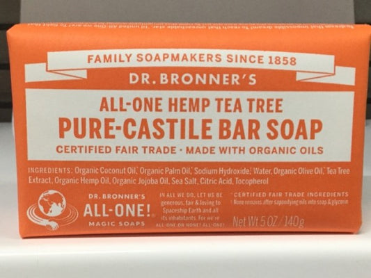 All One Hemp Tea Tree Pure Castile Bar Soap