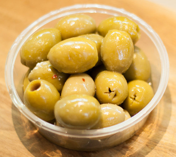 Plain Pitted Green Olives