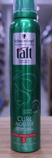 Taft Curl Mousse 3 (Extra Strong Hold)