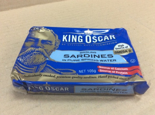 King Oscar Brislng Sardines In Pure Spring Water