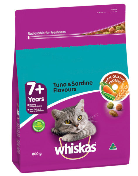 Tuna & Sardine Flavours Dry Cat Food 7+ Years