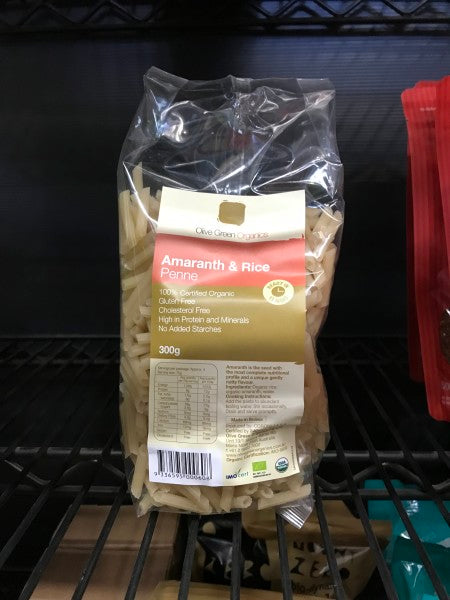Olive Green Organics Anaranth And Rice Penne | 300g | YG-RO3-204 | RO-023394