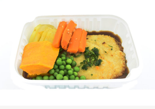 Chicken Schnitzel & Vegetables