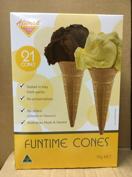 Funtime Traditional Wafer Cones