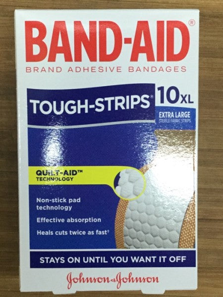 Band-Aid Tough Strips XL