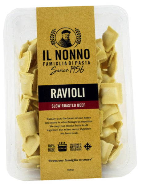 Ravioli Slow Roasted Beef