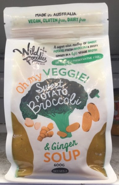 Sweet Potato Broccoli & Ginger Soup