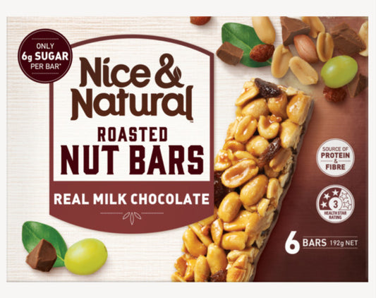 Roasted Nut Bars Real Milk Chocolate