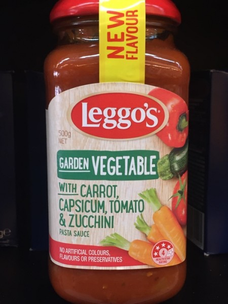 Garden Vegetable with Carrot  Capsicum  Tomato and Zucchini Pasta Sauce