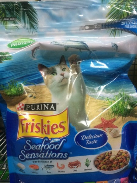 Friskies Seafood Sensations Dry Cat Food