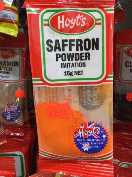 Saffron Powder Imitation