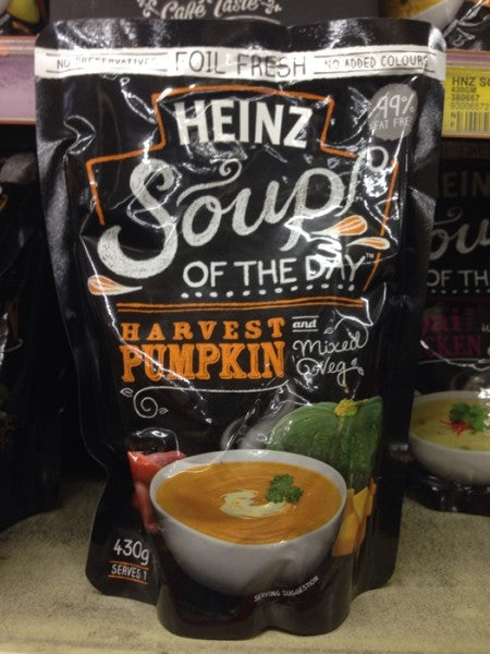 Soup of the day - Harvest Pumpkin and Mixed Veg