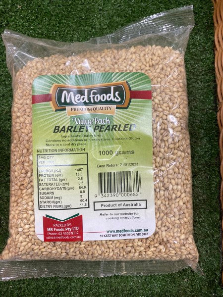 Barley pearled