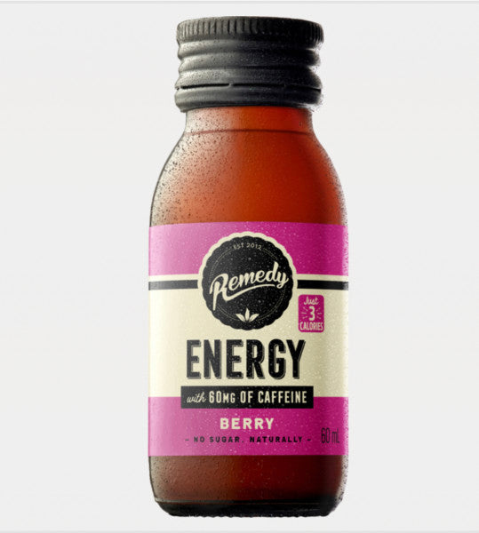 Remedy Shot Energy  with 60mg of caffeine  berry  60ml