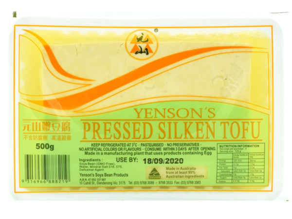 Pressed Silken Tofu