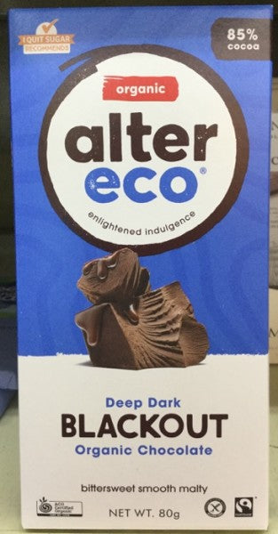 Deep Dark Blackout Organic Chocolate