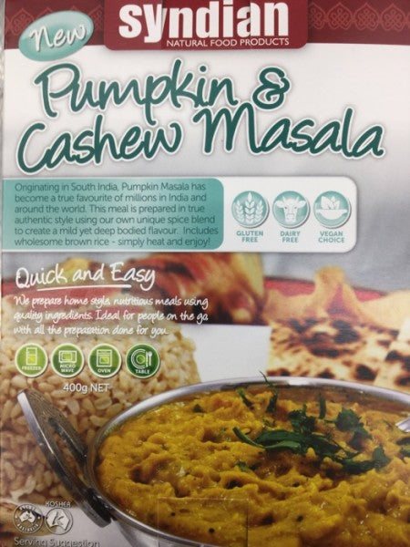 Pumpkin And Cashew Masala