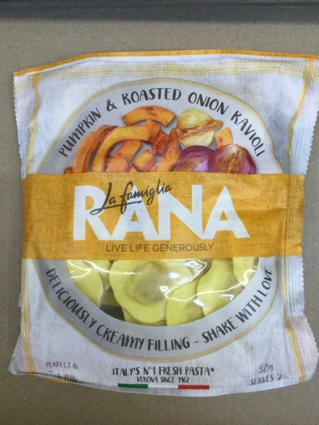 Pumpkin And Roasted Onion Ravioli